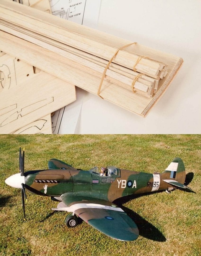 Brian Taylor Supermarine Spitfire RC Model Mk.XIV PR.XIX