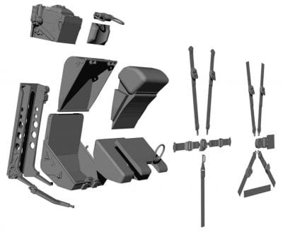 Mk3H Ejection Seat (1:11.5 Scale)